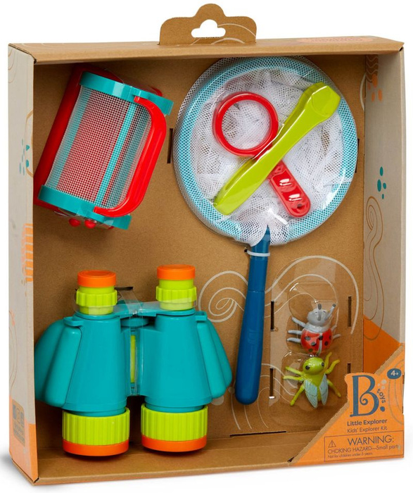 Zestaw małego badacza do łapania owadów obserwacji przyrody z lornetką Mały odkrywca BX2192Z B.Toys