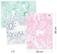 Obrazy do kolorowania w teczce Dżungla Djeco DJ08690 komplet 3 dużych obrazów