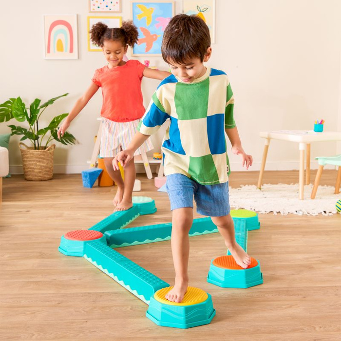 Kombinacyjna ścieżka sensoryczna Zestaw 13 el. Balance & Build B.Toys BX2324Z