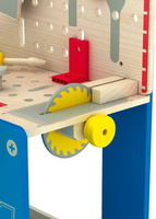 Drewniany warsztat dla dzieci z narzędziami Super majsterkowicz