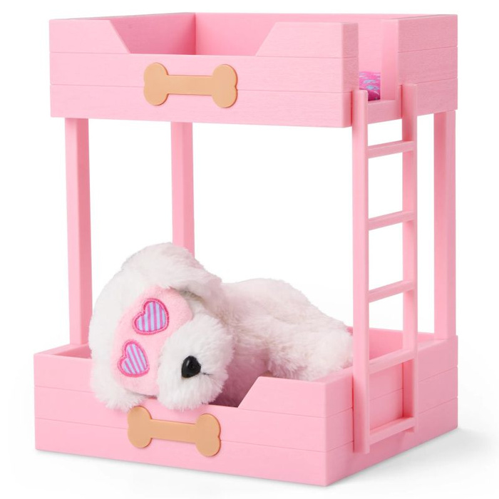Łóżko piętrowe z pieskiem i akcesoriami różowe Puppy Dreams Bunk Bed Our Generation BD35530Z