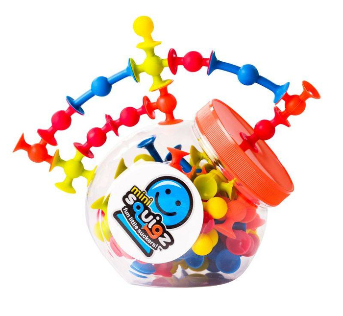 Mini Klocki Squigz Przyssawki FA107-1 Fat Brain Toys, klocki dla dzieci