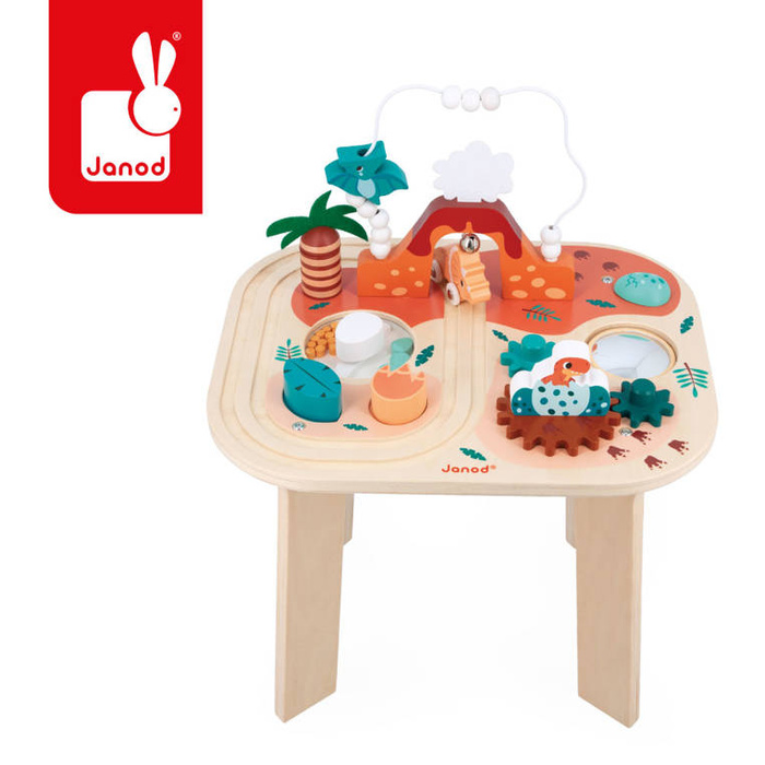 Wielofunkcyjny stolik aktywizujący Dinozaury Janod J05825
