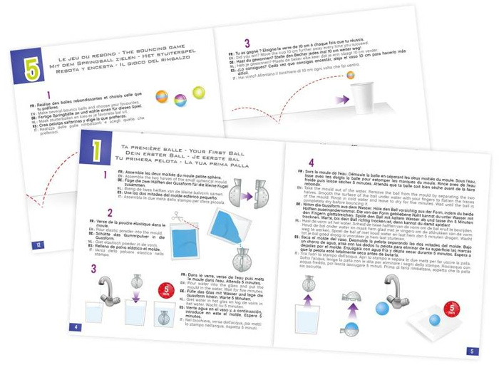 Eksperymenty dla dzieci Mini Lab Podskakujące Piłki 3009 Buki