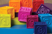 Miękkie klocki dla dzieci squeeze 10 elementów, BX1002-B.Toys