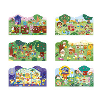 Książeczka z naklejkami Ogród Janod J09199 Książeczki do wyklejania