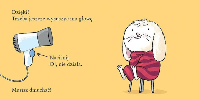 Do kąpieli, króliczku Wydawnictwo Dwie Siostry, książki dla dzieci