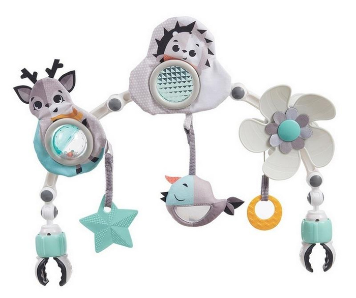 Czarno-biały Łuk z zabawkami Tiny Love TL1404600030___S interaktywna Magiczna Kraina do wózka, leżaczka i fotelika