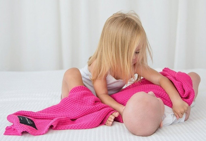 Bambusowy koc Malina LL4865-Lullalove, kocyki dla dzieci