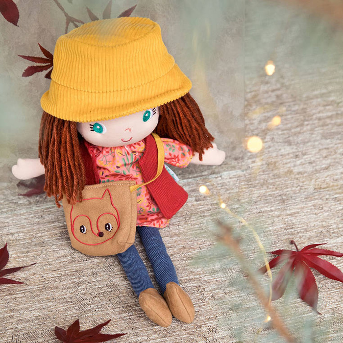 Lalka przytulanka eksplorerka przyrody ulubiony towarzysz Lea 41cm wysokości 83489 LILLIPUTIENS