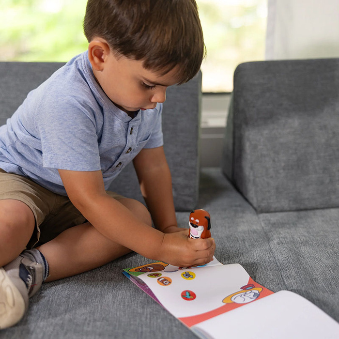 Sticker Wow stempel z naklejkami Pies 50324 Melissa & Doug książeczka z naklejkami