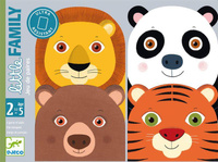 Gra karciana dla maluchów Little Family DJ05062-Djeco, gry dla najmłodszych