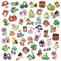 Duże naklejki wielorazowe 50 sztuk Wiosna Janod J09187