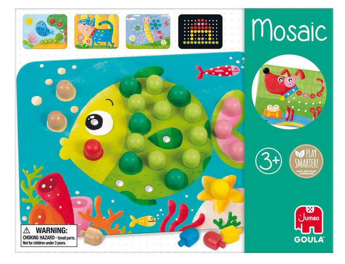 Układanka dla dzieci drewniana Mozaika Goula 53136