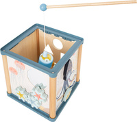 Drewniana kostka motoryczna Podwodny świat 11910-Small Foot, zabawki edukacyjne