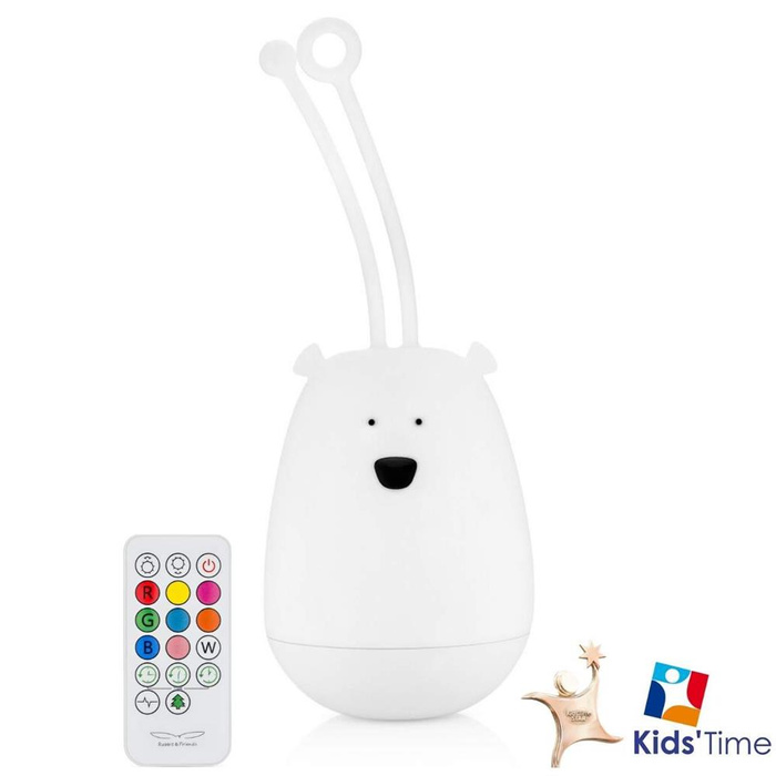 OUTLET Lampka nocna do zawieszania z pilotem Miś Rabbit & Friends 520067EZC Lampki nocne dla dzieci