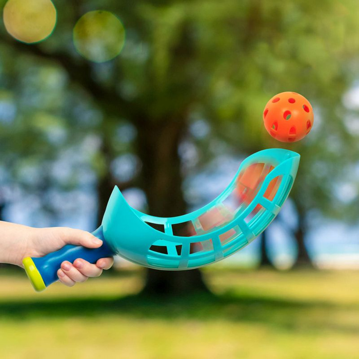 Gra zręcznościowa do rzucania i łapania szufle z piłkami Scoop & Toss Battat BT4724Z