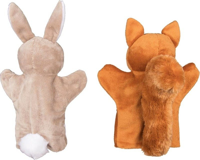 Zestaw 3 pacynek na rękę Leśne trio 50961-Goki, zabawa w teatrzyk