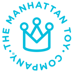 Zabawka edukacyjna Kolorowa zebra w paski, 316310-Manhattan Toy, kostka motoryczna