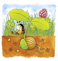 Układanka drewniana na podstawce, Od nasionka do drzewa, Dąb, 57522-goki, puzzle drewniane, edukacyjne