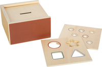 Sorter kształtów i kolorów Montessori Small Foot 12743 Drewniane zabawki dla dzieci