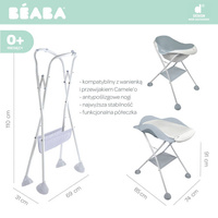 Wanienka ze stojakiem Camele’o Biel Sage Green Beaba