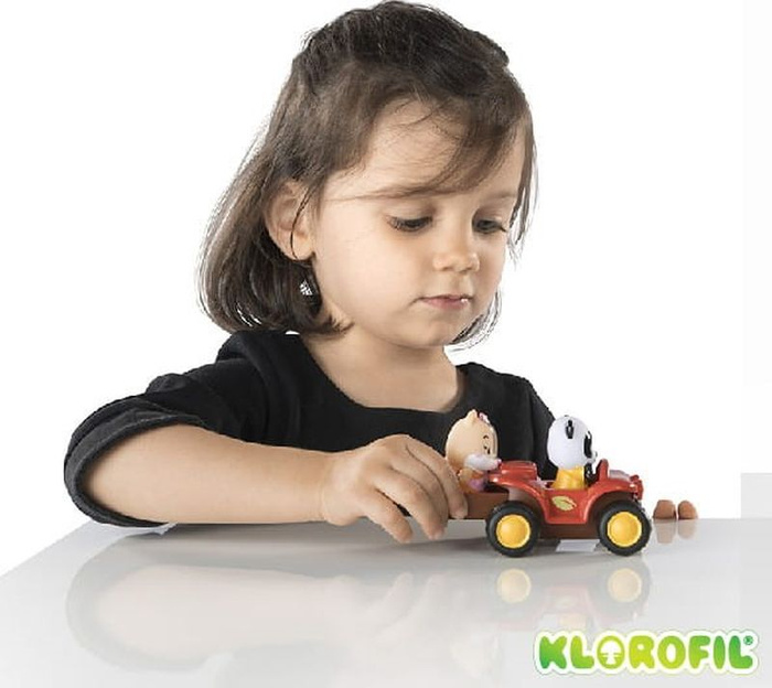 Samochód quad Klorofil 700208F figurka panda Noah