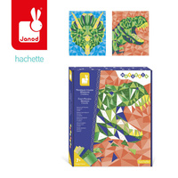 Zestaw kreatywny Mozaika Dinozaury Misterix 7+ J07973-Janod, zestaw artystyczny