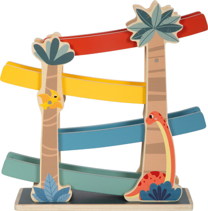 Kulodrom zjeżdżalnia kulek Dino Small Foot 12614 zabawki rozwojowe