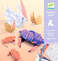 Zestaw do origami Moja familia DJ08759-Djeco, zabawki kreatywne
