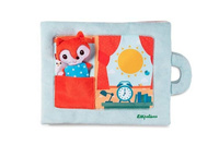 Miła, mięciutka książeczka aktywizująca z uroczą przytulanką „Dzień dobry, mały lisku” 83270-Lilliputiens