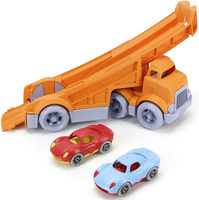 Ciężarówka z rampą wyścigową i autami Green Toys GTRTTK1734