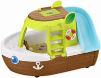 Statek wycieczkowy Klorofil 700209F jacht i figurka zwierzątka