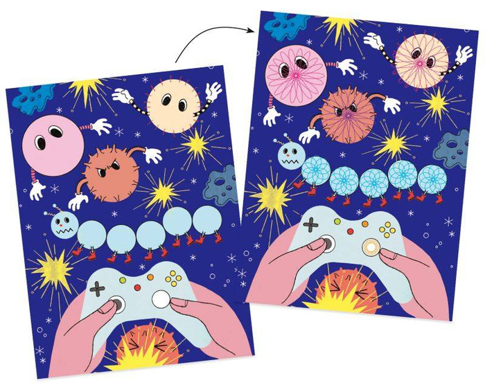 Zestaw artystyczny spirale Motywy DJ08736-Djeco, zabawy kreatywne dla dzieci