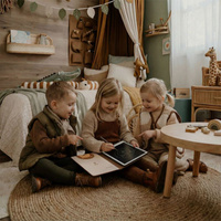 Tablet graficzny dla dzieci z kartami pracy do rysowania KidBook Safari Kidinex