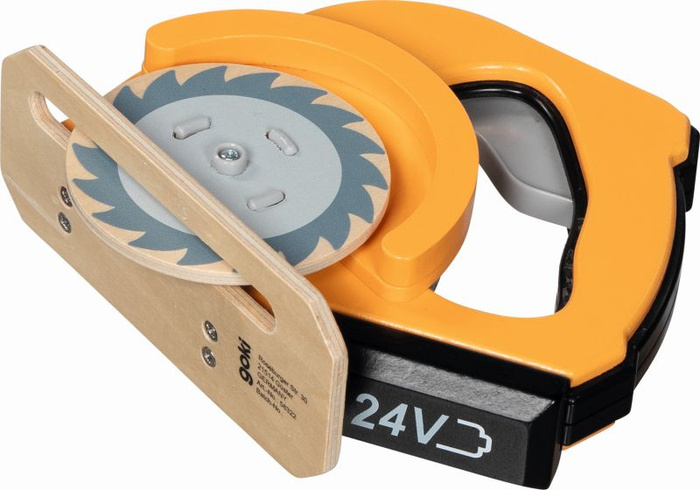 Piła tarczowa z obrotowym brzeszczotem do warsztatu dla dzieci Goki 58322 mały majsterkowicz