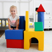 Klocki piankowe IGLU Soft Play Zamek kolorowy SET_03_01 domowy plac zabaw