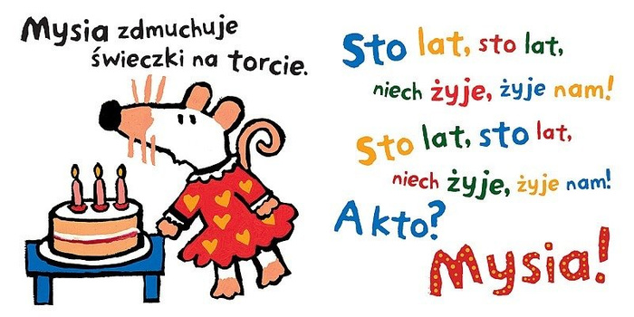 Sto lat Mysiu! Wydawnictwo Dwie Siostry, książki dla dzieci