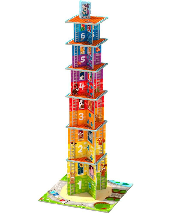 Moja Pierwsza Gra Rhino Hero Junior HB306193-Haba, gry zręcznościowe