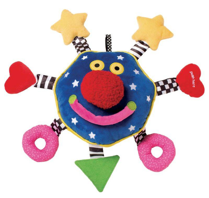 Kontrastowy Stworek zawieszka Whoozit 211220-Manhattan Toy, zabawki dla niemowląt