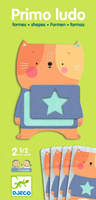 Eduludo PRIMO LUDO KSZTAŁTY DJ08368-Djeco, gra edukacyjna dla dzieci
