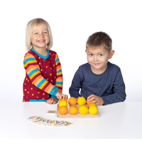 Gra zręcznościowa dla dzieci drewniane kulki Froebla 46 el Erzi 42269
