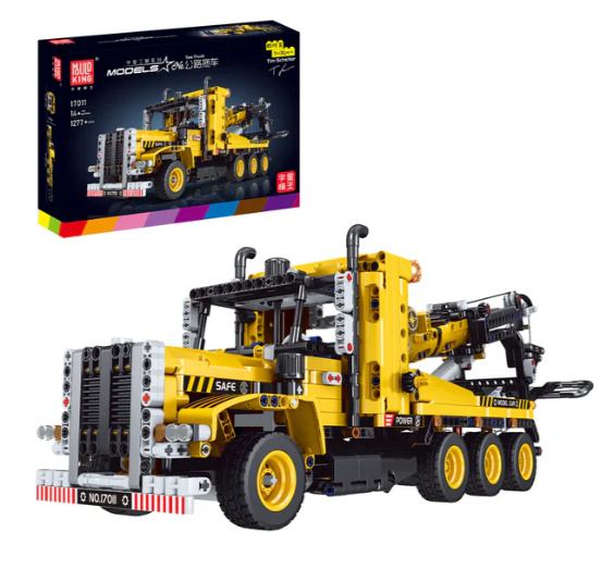 Klocki konstrukcyjne Mould King 17011 Holownik ciężarowy zabawka budowlana 1277 elementów