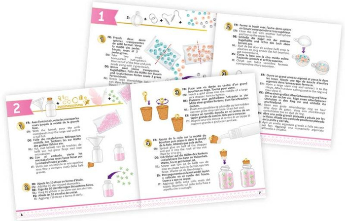 Zrób to sam - BIŻUTERIA Z BUTELECZEK BE115-Buki, zestawy kreatywne dla dzieci