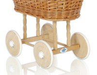 Kosz Mojżesza dla lalek Pink dot 2159553-My Sweet Baby, zabawki dla dziewczynek