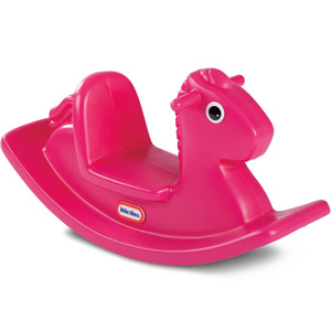 Konik na biegunach Little Tikes 403C_400G różowy bezpieczny Bujak z uchwytami dla dzieci