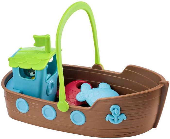 Kuter rybacki Klorofil 700502F, zabawki kąpielowe 3w1