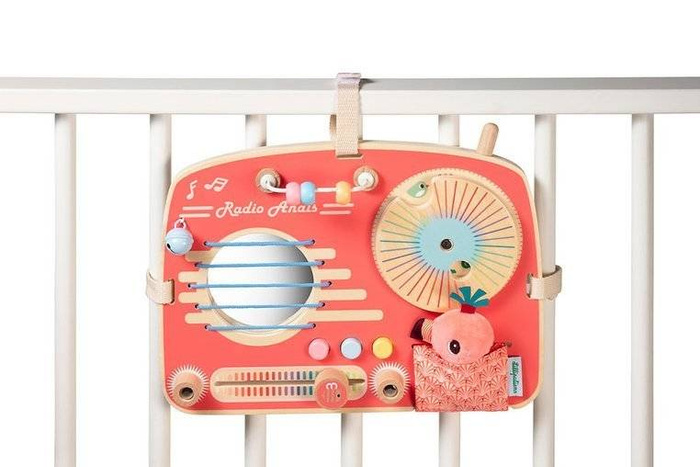 Drewniana tablica manipulacyjna Radio Flaming Anais 83181 LILLIPUTIENS