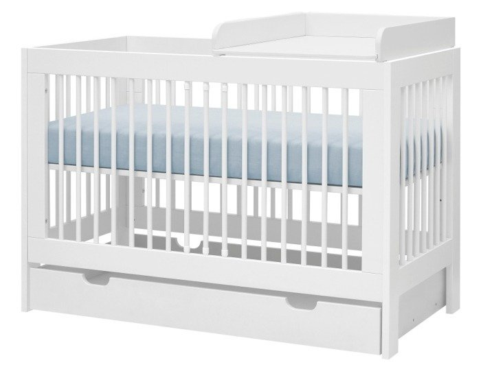 Biała Nakładka do przewijania 120x60 Pinio Basic