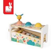 Drewniane cymbałki z kulodromem Pure, Janod J05155